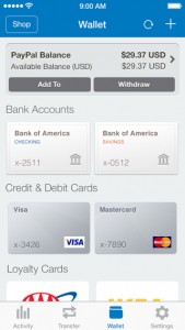 Мобильное приложение PayPal - IOS