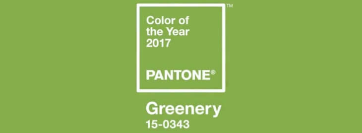greenery цвет 2017 по версии pantone
