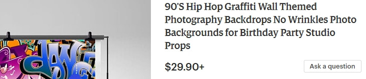90'S Hip Hop Graffiti - заголовок без запятых