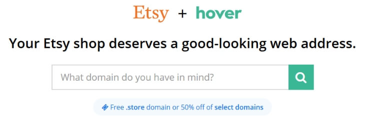 Выбираем домен для Etsy магазина