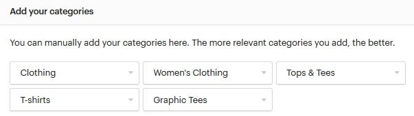Graphic tees subcategory Etsy