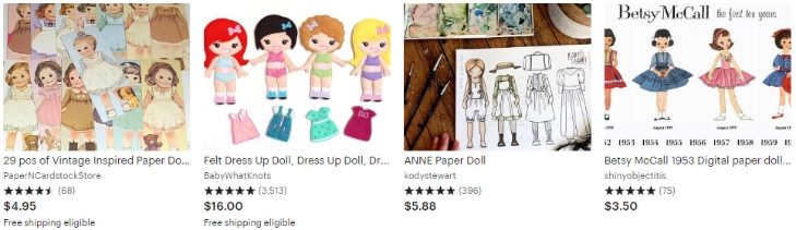Бумажные куклы - Paper dolls - Etsy