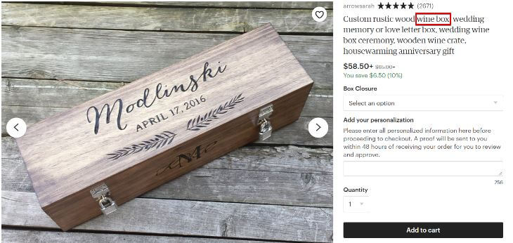 Custom rustic wood wine box _ Etsy